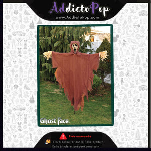 Ghost Face® Scarecrow (1.5m) – Décoration Épouvantail Scream 150 cm (Halloween) - Officiel Fun World® 🕓[ETA:07/2026]