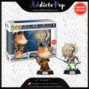 Funko Pop! Star Wars [2-Pack] - Jar-Jar Binks Vs. General Grievous (GameStop Exclusive)
