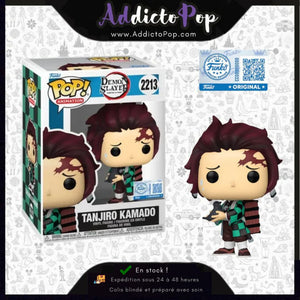 Funko Pop! Demon Slayer [2213] - Tanjiro Kamado with Crow (Special Edition)