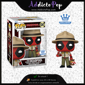 Funko Pop! Marvel Deadpool [1347] - Park Ranger Deadpool with Squirrel (Funko Shop Exclusive)