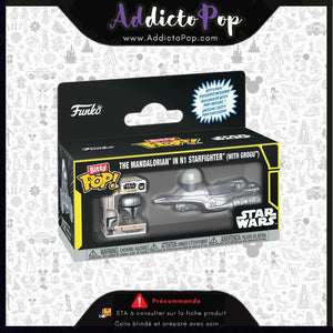 Funko Bitty Pop! Star Wars  - The Mandalorian in N1 Starfighter with Grogu 🕓[ETA:07/2026]