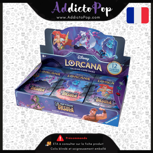 Lorcana - Trading Cards Boite de 24 boosters Chapitre 4 Le Retour d'Ursula - FR
