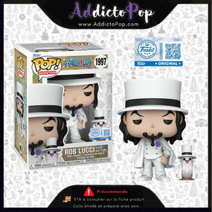 Funko Pop! One Piece [1997] - Rob Lucci with Hattori (Special Edition)