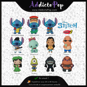 Disney Backpack Keychain (Lilo &amp; Stitch) (Random Model) 