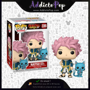 Funko Pop! Fairy Tail (100 Year Quest) [2285] - Natsu with Happy