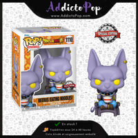 Funko Pop! Dragon Ball Super [1110] - Beerus eating Noodles (Special Edition)