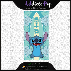 Lilo &amp; Stitch Beach Towel - Stitch Surf (100% Cotton 70x140cm) 