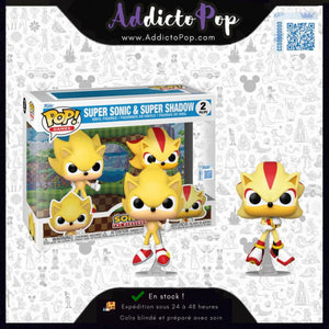 Funko Pop! Sonic The Hedgehog [2-Pack] - Super Sonic & Super Shadow (Special Edition)