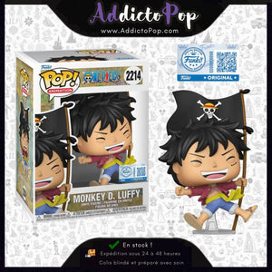 Funko Pop! One Piece [2214] - Monkey D. Luffy with Flag (Special Edition)