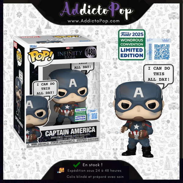 Funko Pop! Marvel Infinity Saga [1480] - Captain America (2025 Wondrous Convention Exclusive)