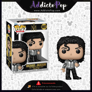 Funko Pop! Michael Jackson [507] - Michael Jackson (Bad Tour) (Metallic) 🕓[ETA:08/2026]