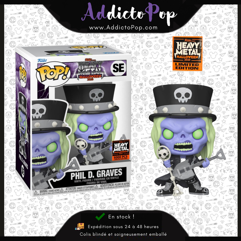 Funko Pop! Funko Heavy Metal Halloween 2023 [SE] - Phil D. Graves (Hea ...