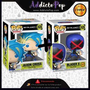 Funko Pop! BeybladeX [2426] - Jaxon Cross + Blader X (Chase) 🕓[ETA:08/2026]