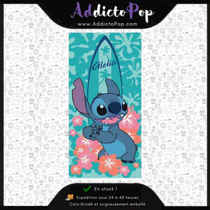 Lilo &amp; Stitch Beach Towel - Aloha Flower (100% Polyester 70x140cm) 