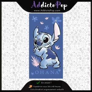 Lilo &amp; Stitch Beach Towel - Ohana (100% Polyester 70x140cm) 