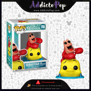 Funko Pop! La Petite Sirene [1756] - Sebastien & Polochon 🕓[ETA:08/2026]