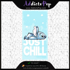Lilo &amp; Stitch Beach Towel - Just Chill (100% Polyester 70x140cm)