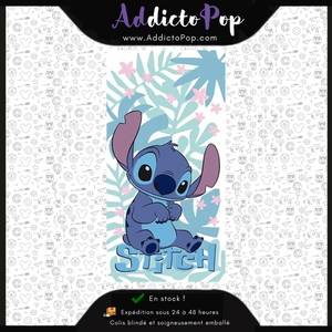 Serviette de Plage Lilo & Stitch - Seated Stitch (100% Polyester 70x140cm)