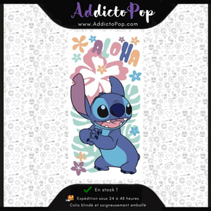 Lilo &amp; Stitch Beach Towel - Aloha V2 (100% Polyester 70x140cm) 