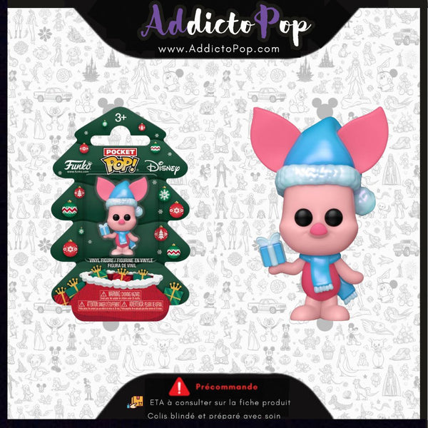 Funko Pocket Pop! Winnie L'Ourson - Porcinet (Piglet) L'Ourson Tree Holiday Box