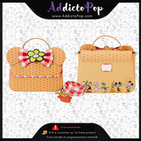 Loungefly Disney-  Minnie Mouse Picnic Basket Crossbody Bag