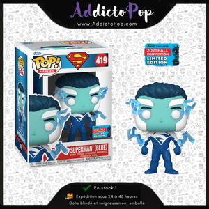 Funko Pop! Superman [419] - Superman (Blue) (2021 Fall Convention Exclusive)