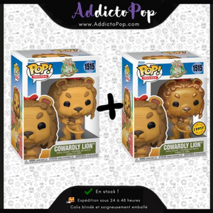 Funko Pop! Le Magicien d'Oz (85th Anniversary) [1515] - Cowardly Lion (Commune + MT Chase)
