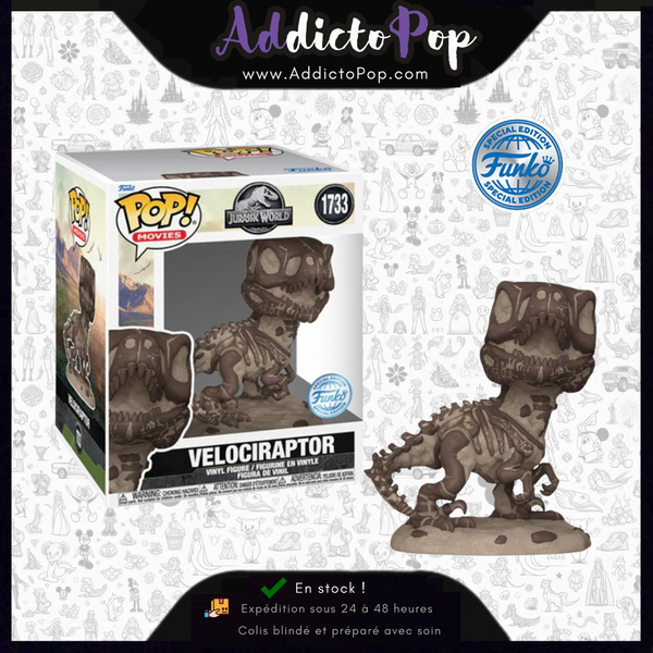 Funko Pop! Jurassic Park Fossil [1733] - Super Velociraptor