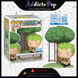 Funko Pop! One Piece [2391] - Roronoa Zoro with Tree (Sleeping) (Premium) (Special Edition) 🕓[ETA:07/2026]
