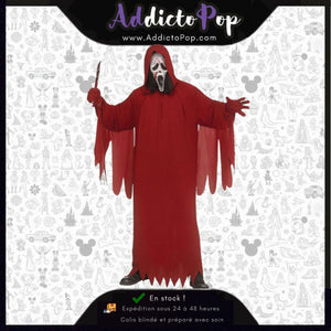 Crimson Deluxe Ghost Face® Adult Costume – Déguisement Scream Rouge Deluxe Adulte (Halloween) - Officiel Fun World®