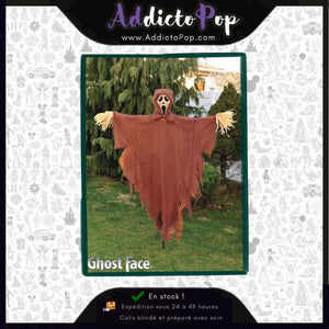 Ghost Face® Scarecrow (1.5m) – Décoration Épouvantail Scream 150 cm (Halloween) - Officiel Fun World®