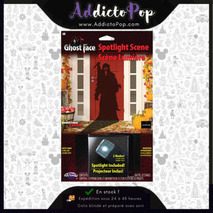 LED Spotlight With Silhouette 3 Asst – Projecteurs LED Silhouette Scream (Halloween) - Officiel Fun World®