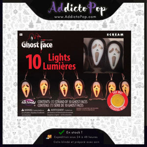 Ghost Face® Lights – Guirlande Lumineuse Scream (Halloween) - Officiel Fun World®