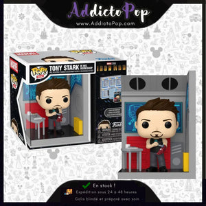 Funko Pop! Book Nook Marvel Iron Man - Tony Stark in His Workshop