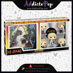 Funko Pop! Albums Deluxe Def Leppard [37] - Hysteria (Joe Elliott/Rick Allen/Rick Savage/Steve Clark/Phil Collen) 🕓[ETA:06/2026]