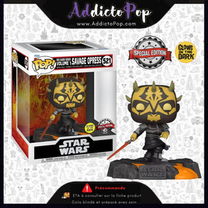 Funko Pop! Star Wars [521] - Red Saber Series Vol. 1 : Savage Opress (GITD) (Special Edition)  🕓[ETA:06/2026]