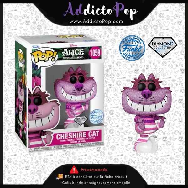 Funko Pop! Disney Alice In Wonderland [1059] - Cheshire Cat (Diamond) (Special Edition)