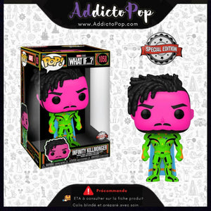 Funko Pop! Marvel What If..? [1058] - Infinity Killmonger 10" (Black Light) (Special Edition) 