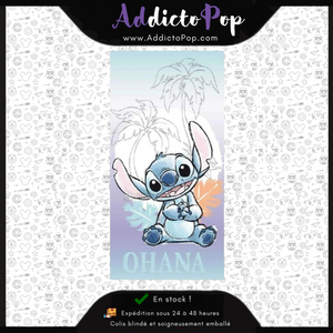 Lilo &amp; Stitch Beach Towel - Stitch Ohana (100% Polyester 70x140cm) 