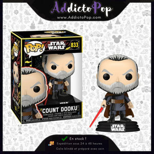 Funko Pop! Star Wars (May The 4Th) [833] - Count Dooku (Retro)