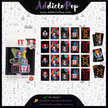 « Il » est revenu - Jeu de cartes à jouer Pennywise