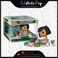 Funko Pop! Disney Le Livre De La Jungle [1490] - Baloo & Mowgli (Movie Moment)