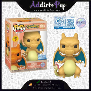 Funko Pop! Pokemon [843] - Dracaufeu (Charizard) (Soft Color) (Special Edition)