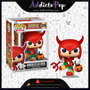 Funko Pop! Sonic The Hedgehog [1276] - Knuckles As Devil (Halloween) 🕓[ETA:08/2026]