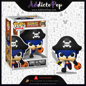 Funko Pop! Sonic The Hedgehog [1278] - Sonic As Pirate (Halloween) 🕓[ETA:08/2026]