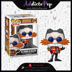 Funko Pop! Sonic The Hedgehog [1279] - Dr. Eggman As Skeleton (Halloween) 🕓[ETA:08/2026]