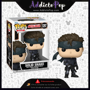Funko Pop! Metal Gear Solid [1297] - Solid Snake 🕓[ETA:08/2026]