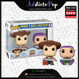 Funko Pop! Disney Toy Story [2-Pack] - Woody & Buzz Lightyear (2024 C2E2 Convention Exclusive)