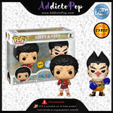 Funko Pop! One Piece [2-Pack] - Luffy & Foxy (Battle) (Chase) (Special Edition)