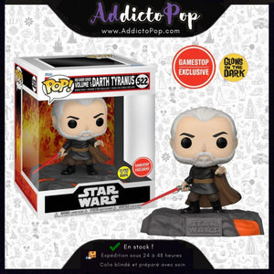 Funko Pop! Star Wars [519] - Red Saber Series Vol. 1 : Darth Tyranus (GITD) (GameStop Exclusive)